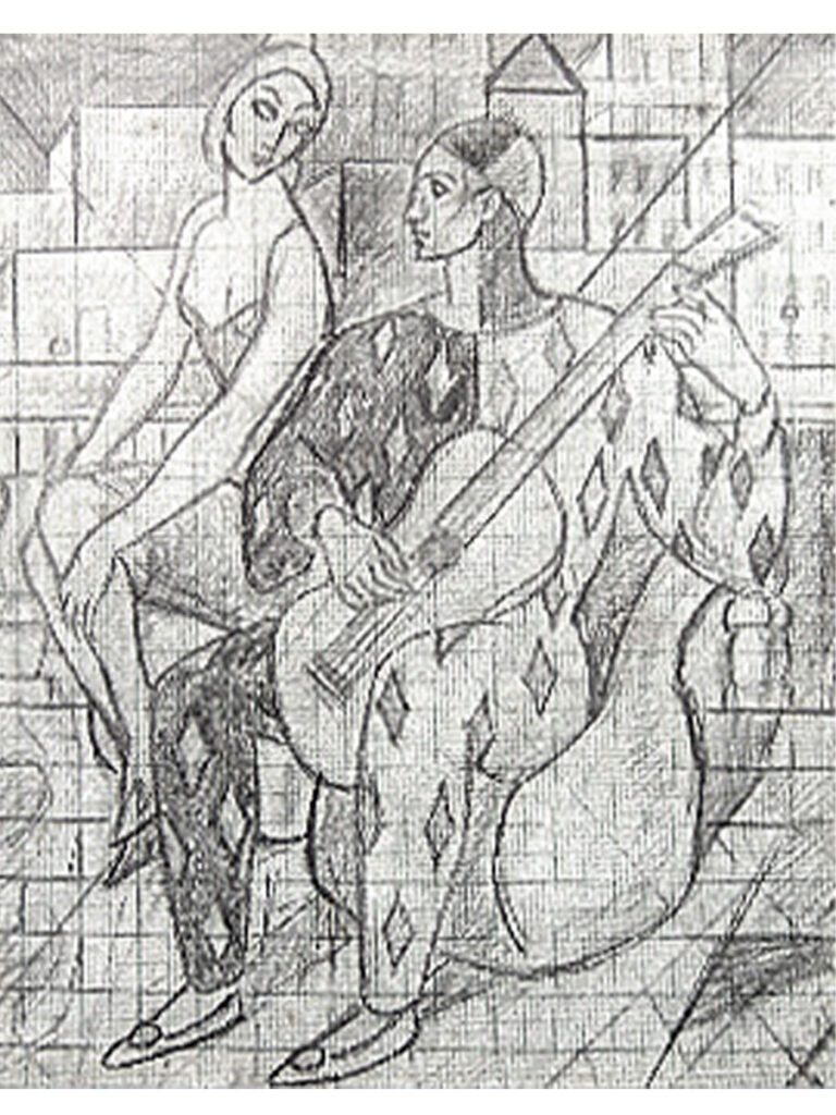 Arlequín (boceto)