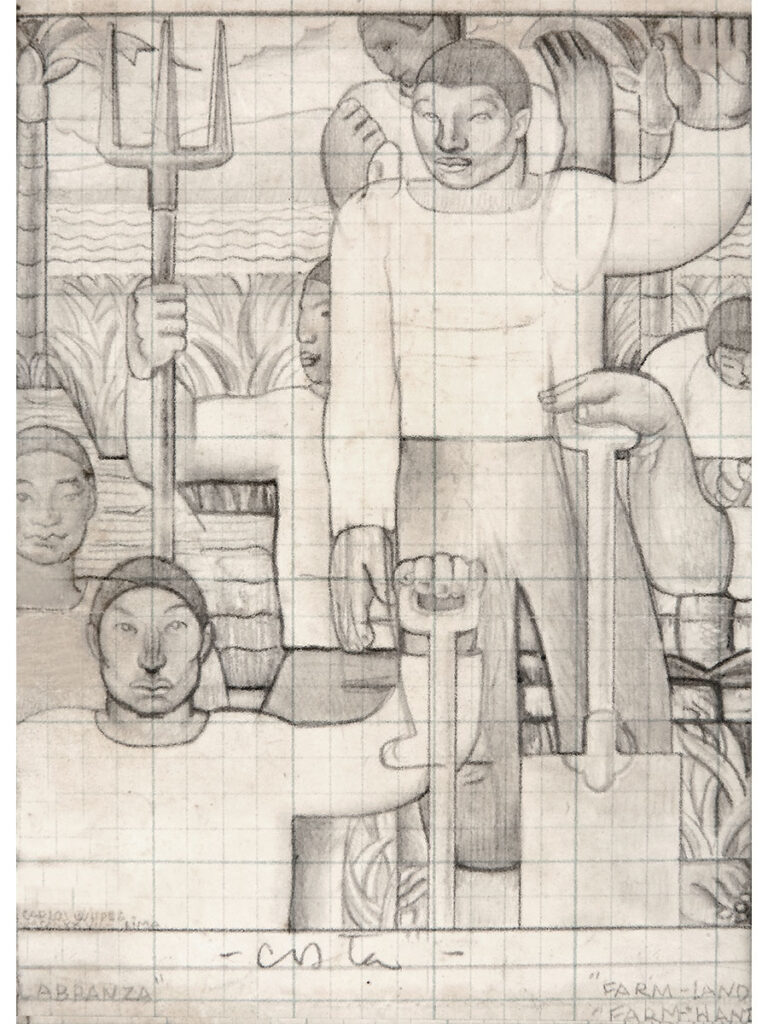 1928, Alegoría los labradores