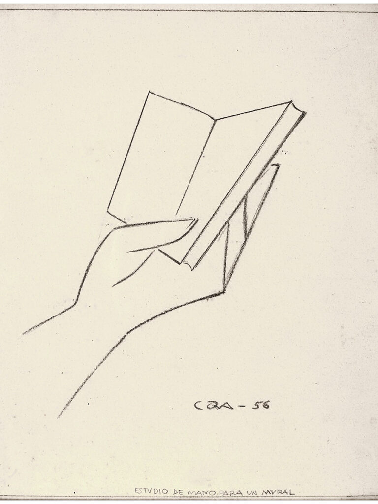 1956, Mano y libro