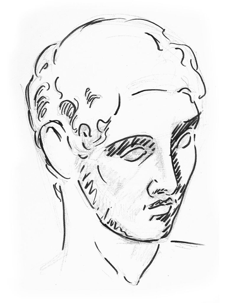 Néstor (boceto lineal)