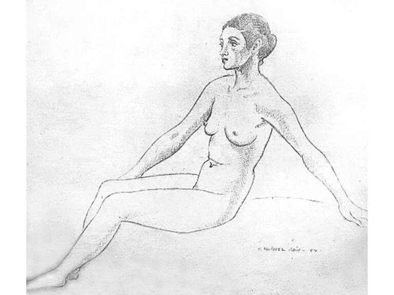 1950, Mujer descansando
